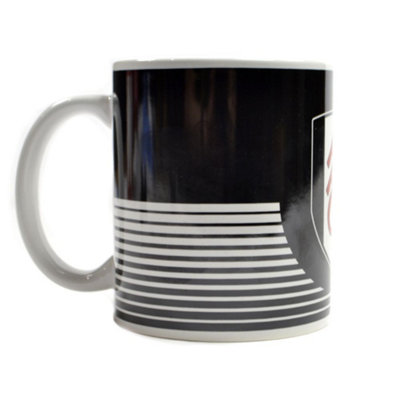 Fulham Fc Crest Mug Black/white (One Size) from B&Q