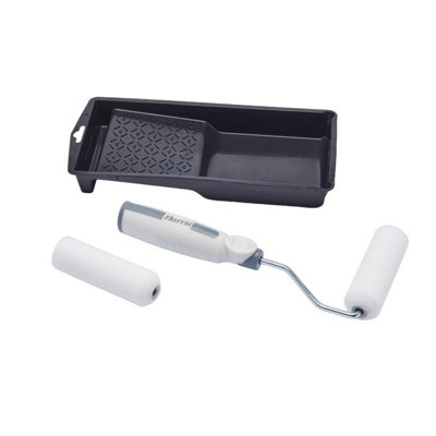 B&Q -  Seriously Good Paint Roller Set Black/white (One Size)