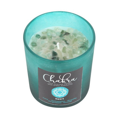 Something Different Mint Heart Chakra Scented Candle Teal (One Size) from B&Q