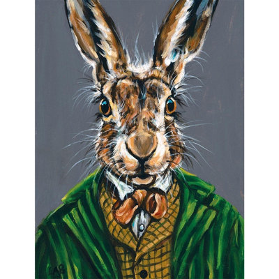 Louise Brown Hartley Canvas Print Green/blue/brown (50Cm X 40Cm) from B&Q