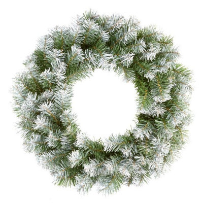 Premier Christmas Snow Tipped Wreath - Image 4
