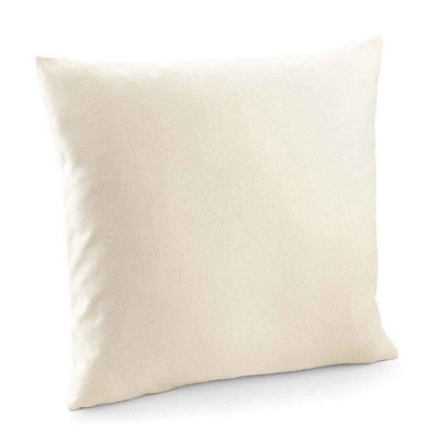Westford Mill Cotton Canvas Square Cushion Cover - Natural - Image 3