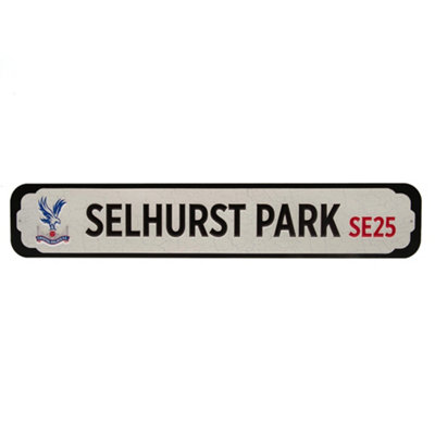 Crystal Palace Fc Deluxe Stadium Plaque Blue/black/white (One Size) from B&Q