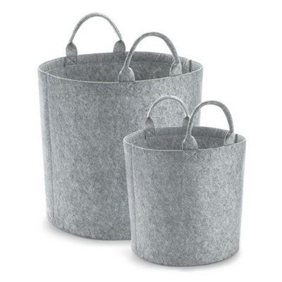 Bagbase Felt Trug Grey Melange (30Cm X 30Cm) from B&Q