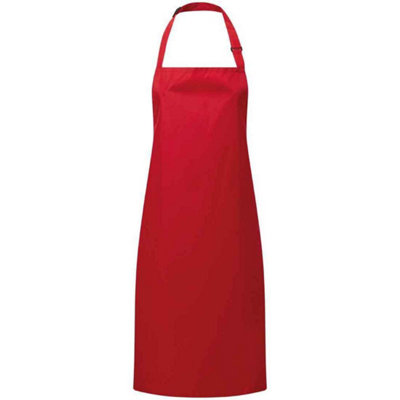 - Premier Waterproof Full Apron Red (One Size)