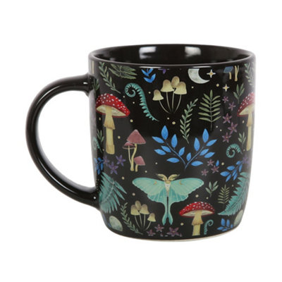 Something Different Dark Forest Mug Black/multicoloured (One Size) from B&Q