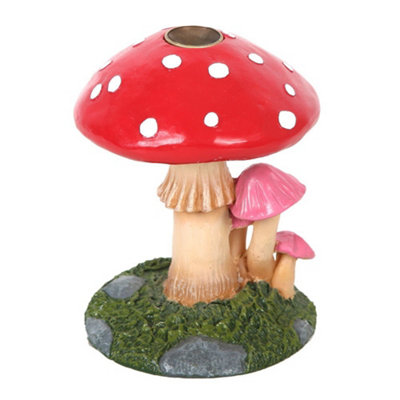 Something Different Mushroom Backflow Incense Burner - Red/Green - Image 3