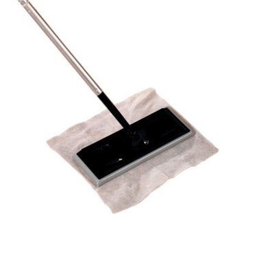 B&Q Supahome Electrostatic Mop (One Size) Black/Silver