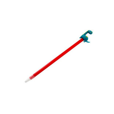 B&Q Red/Blue Dinosaur Ballpoint Pen (One ) 21Cm