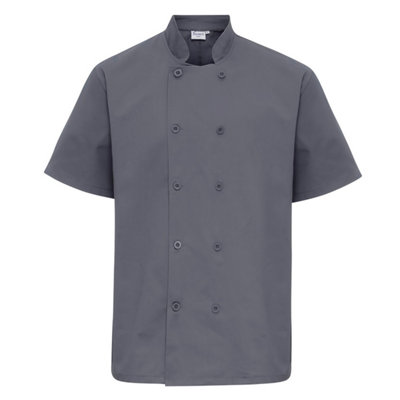  - Premier Mens Short-Sleeved Chef Jacket