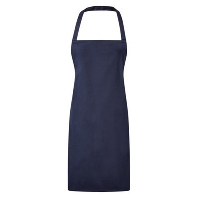  - Premier Unisex Adult Premier Essential Full Apron Navy (One Size)