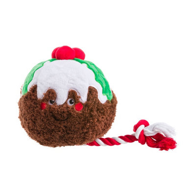 House Of Paws Christmas Pudding Rope Dog Toy Multicoloured (One Size) from B&Q