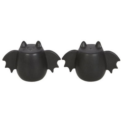 Something Different Unisex Black Dark Lair Bat Wings Salt & Pepper Shakers In - Image 3