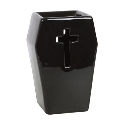  - Something Different Coffin Oil Burner Black (One Size)