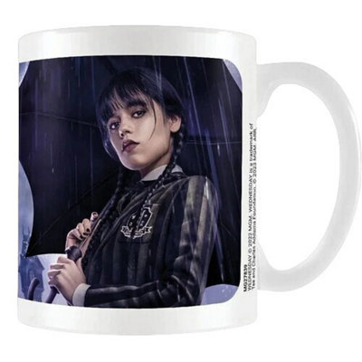 Wednesday Dark Side Mug - Black/Grey/White - Image 3