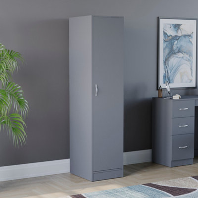 Lassic Vida Designs Riano 1 Door WardrobeGrey from B&Q