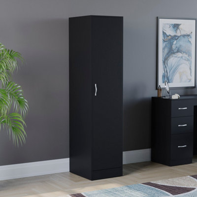 Lassic Vida Designs Riano 1 Door Wardrobe, Black