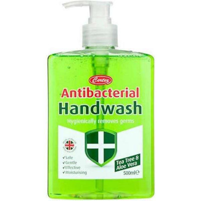 Certex Antibacterial Handwash Tea Tree & Aloe Vera Green 500Ml - Safe, Gentle And Effective