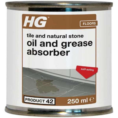 Hg Tile And Natural Stone Oil And Grease Absorber 250Ml- Self Acting from B&Q