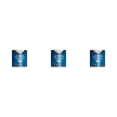 Bond It Bond-It All Weather Roofing Compound Waterproof 2.5 Litre - Pack Of 3