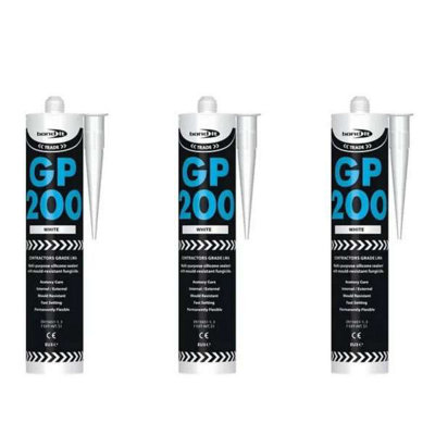 Bond It Gp200 General Purpose Silicone Translucent 275MlPack Of 3 from B&Q