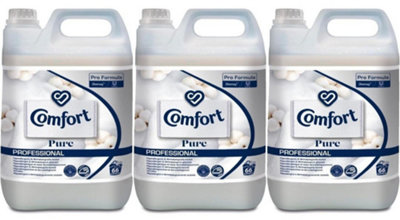 Comfort Pure Fabric Conditioner Professional 66 Washes 5L X 3 from B&Q