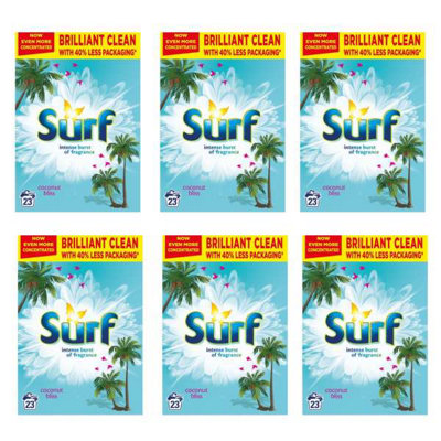 Surf Powder Coconut Bliss 23 Washes - Pack Of 6
