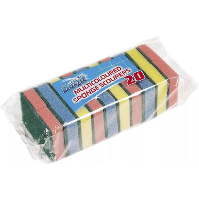Duzzit Sponge Scourer Washing Up Sponges 20 Pads from B&Q
