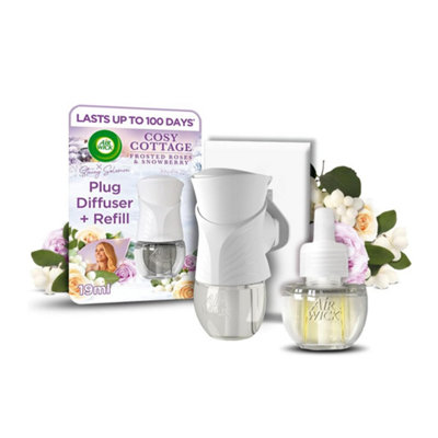 Airwick Air Wick Cosy Cottage Frosted Roses & Snowberry Plug-In Diffuser Kit With Refill 19Ml