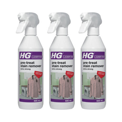 B&Q -  Extra Strong Stain Remover Laundry Pretreatment 500MlPack Of 3