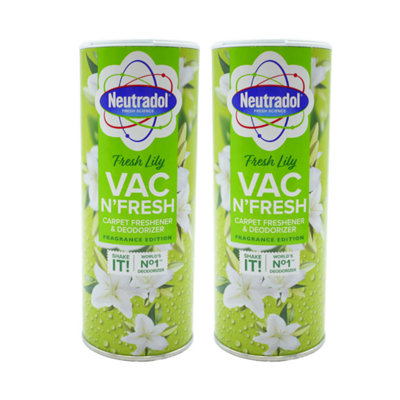 Neutradol Fresh Lily Vac N'fresh Carpet Freshener Deodorizer 350GPack Of 2 from B&Q