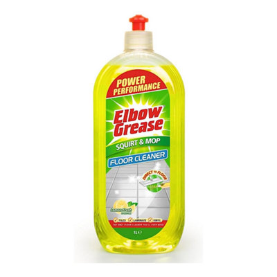 Elbow Grease Squirt & Mop Floor Cleaner Lemon Fresh For Tiles 1L from B&Q