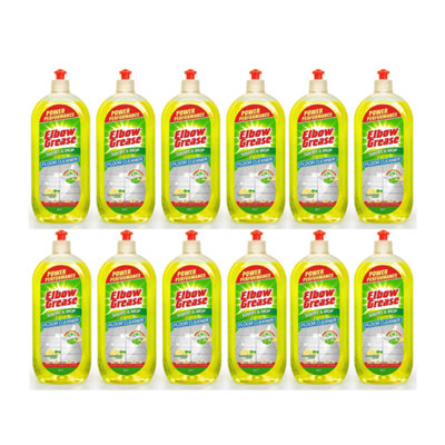 Elbow Grease Squirt & Mop Floor Cleaner Lemon Fresh For Tiles - Pack Of 12 1L