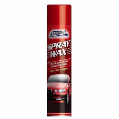 Car Pride Spray Wax 300Ml Long Lasting from B&Q