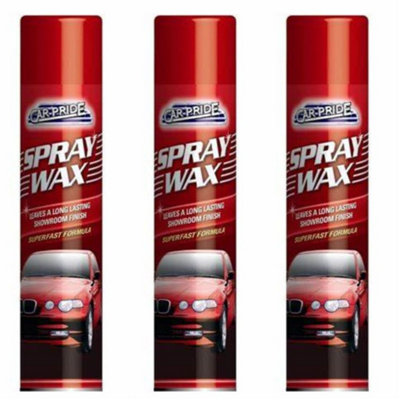 Car Pride Spray Wax 300Ml (Pack Of 3) from B&Q