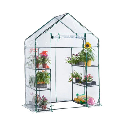 Walk In 3 Tier Garden Greenhouse from B&Q