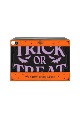 Spooky Trick Or Treat Window Decoration from B&Q