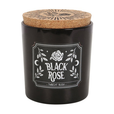 Something Different Black Rose Twilight Blush Candle White (One Size) from B&Q