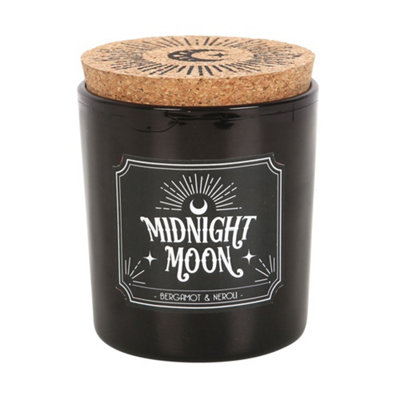 Something Different Midnight Moon Bergamot & Neroli Scented Candle White (One Size) from B&Q