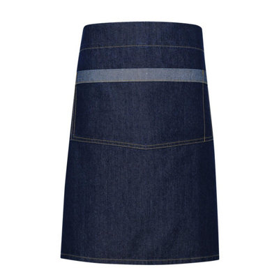Premier Unisex Adult Domain Waist Apron Indigo Denim (One Size) from B&Q