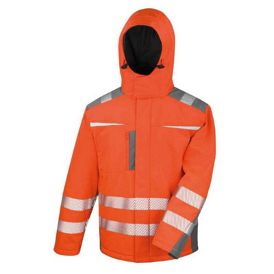 Result Mens Safe-Guard Dynamic Softshell Hi-Vis Jacket from B&Q