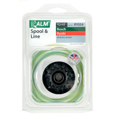 Alm Gr Trimmer Spool & Line Black/green (One Size) from B&Q