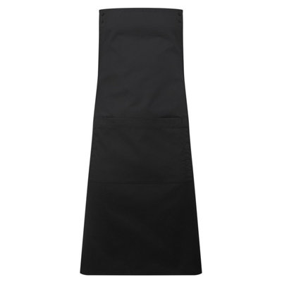  - Premier Unisex Adult Swap & Pop Customizable Full Apron Black (One Size)