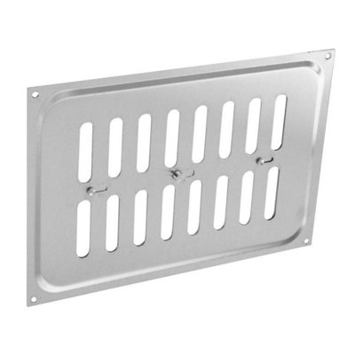 Securit Aluminium Hit And Miss Vent Silver (6In X 9In) from B&Q