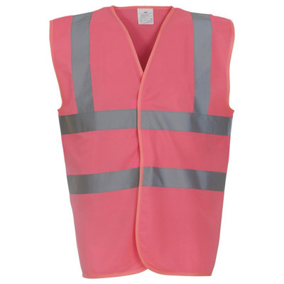 Yoko Unisex Adult Hi-Vis Waistcoat from B&Q