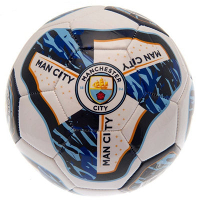 Manchester City Fc Tracer Football Navy Blue/white/yellow (5) from B&Q
