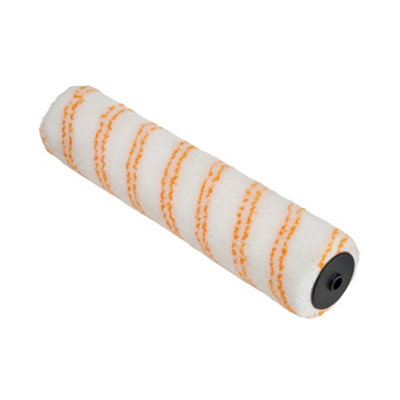 Hamilton For The Trade Medium Pile Paint Roller Sleeve White/orange (One Size) from B&Q