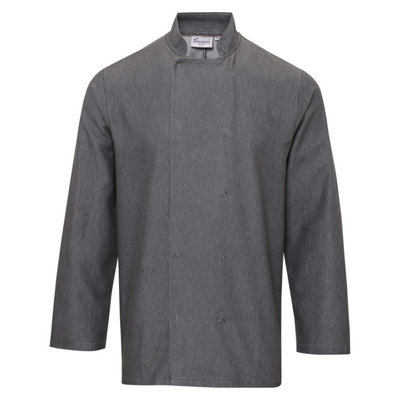  - Premier Unisex Adult Wrap Over Long-Sleeved Chef Jacket