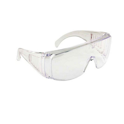 B&Q -  Visitor Safety Gles Clear (One Size)