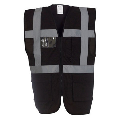 Yoko Unisex Adult Executive Hi-Vis Waistcoat from B&Q